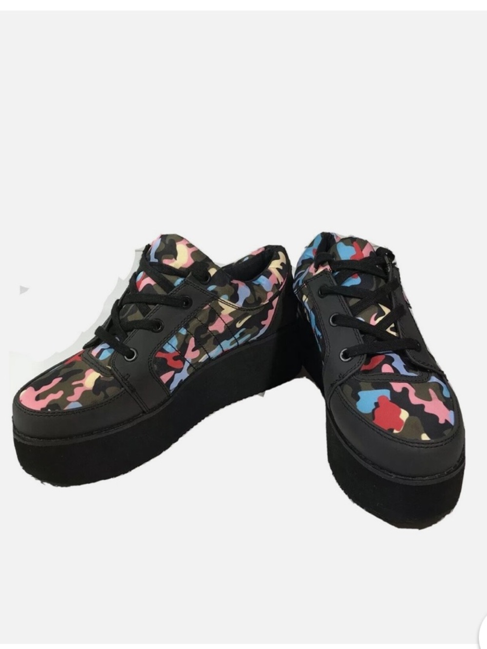 Rocket Dog Womens Size 9 Multi Camo Geometric Platform Sneakers